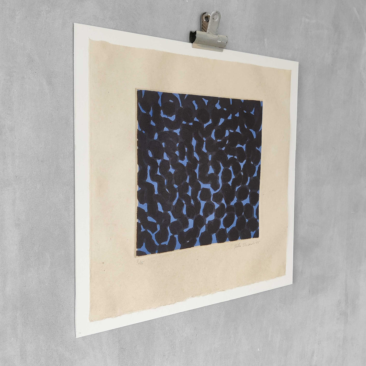 A 1985 framed etching by Yuko Shiraishi (b 1956)