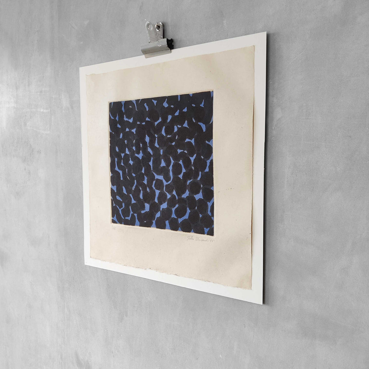 A 1985 framed etching by Yuko Shiraishi (b 1956)