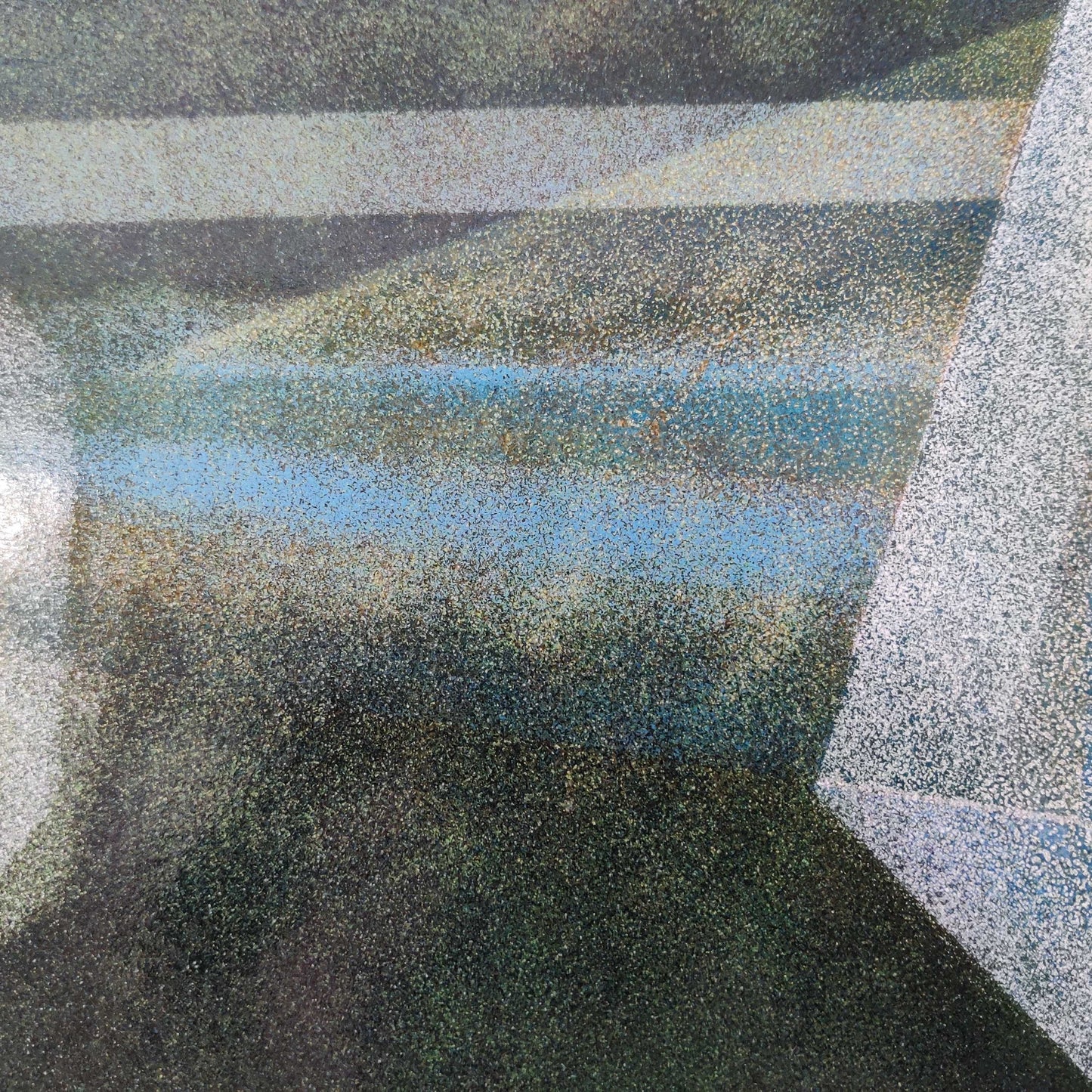 A 1970s abstract studio wall panel in vitreous enamel on steel by Vera Ronnen
