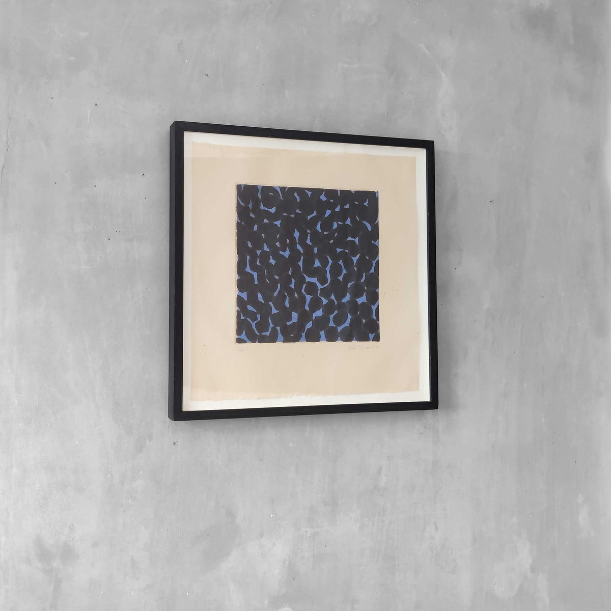 A 1985 framed etching by Yuko Shiraishi (b 1956)