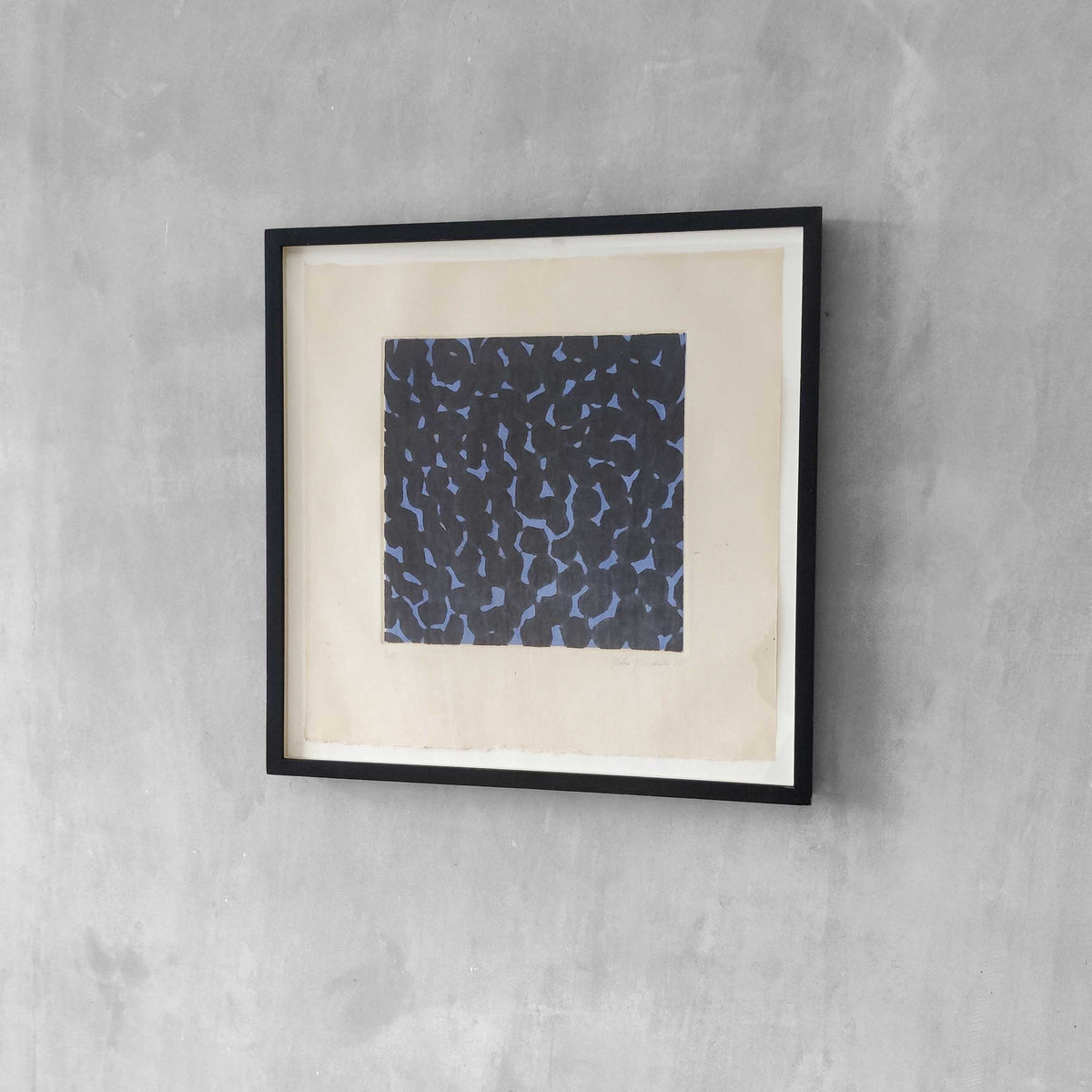 A 1985 framed etching by Yuko Shiraishi (b 1956)