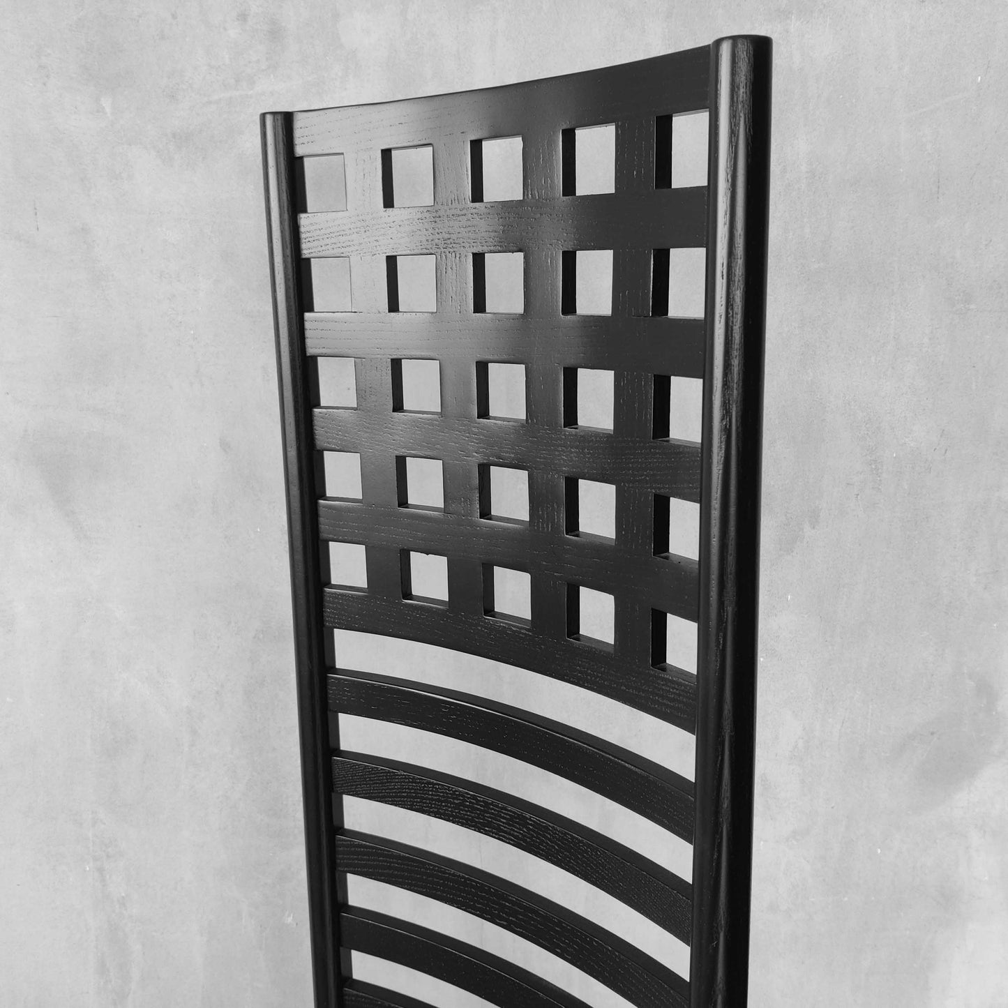 An ash high back Hill House chair after Charles Rennie Mackintosh