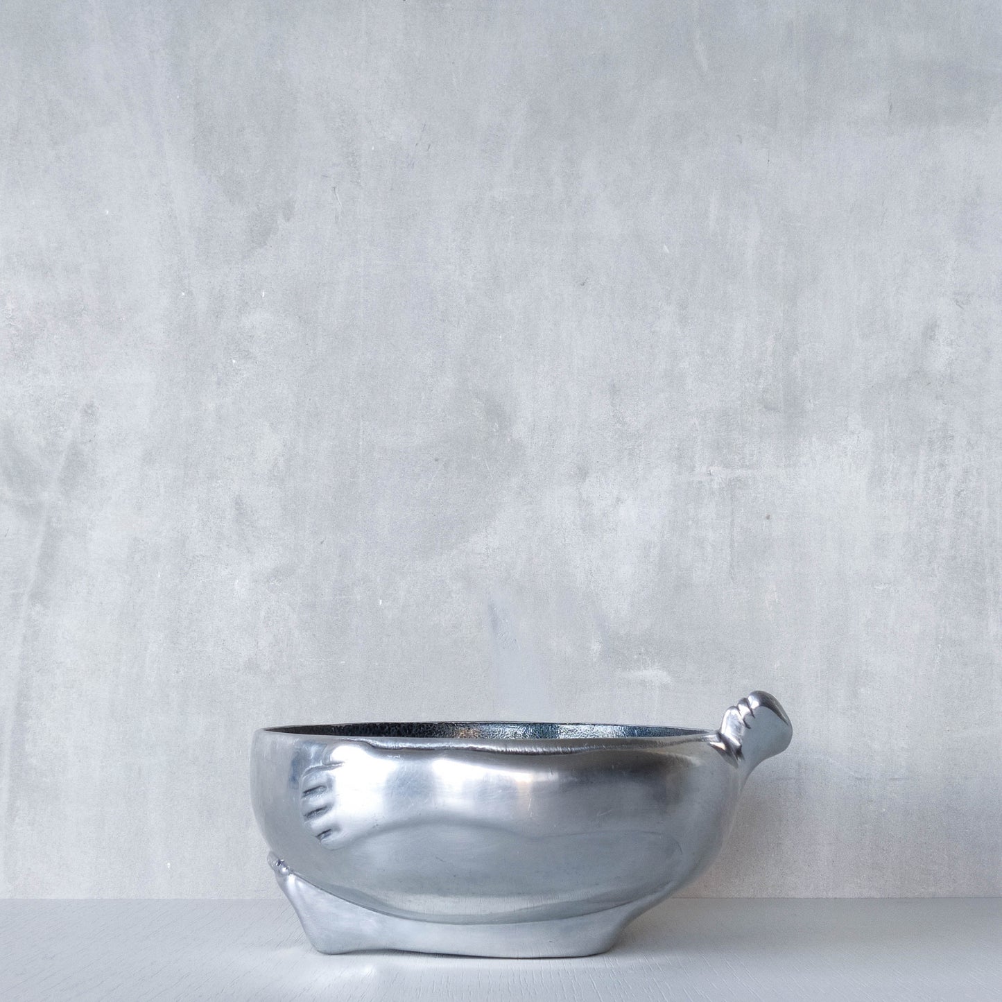 Carrol Boyes vintage cast aluminium sculptural figural bowl