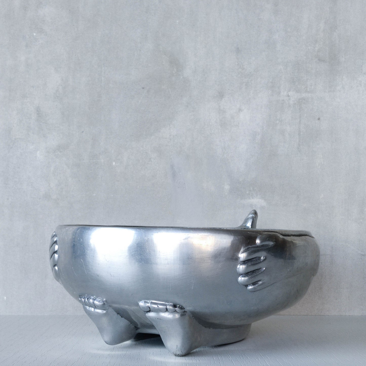 Carrol Boyes vintage cast aluminium sculptural figural bowl