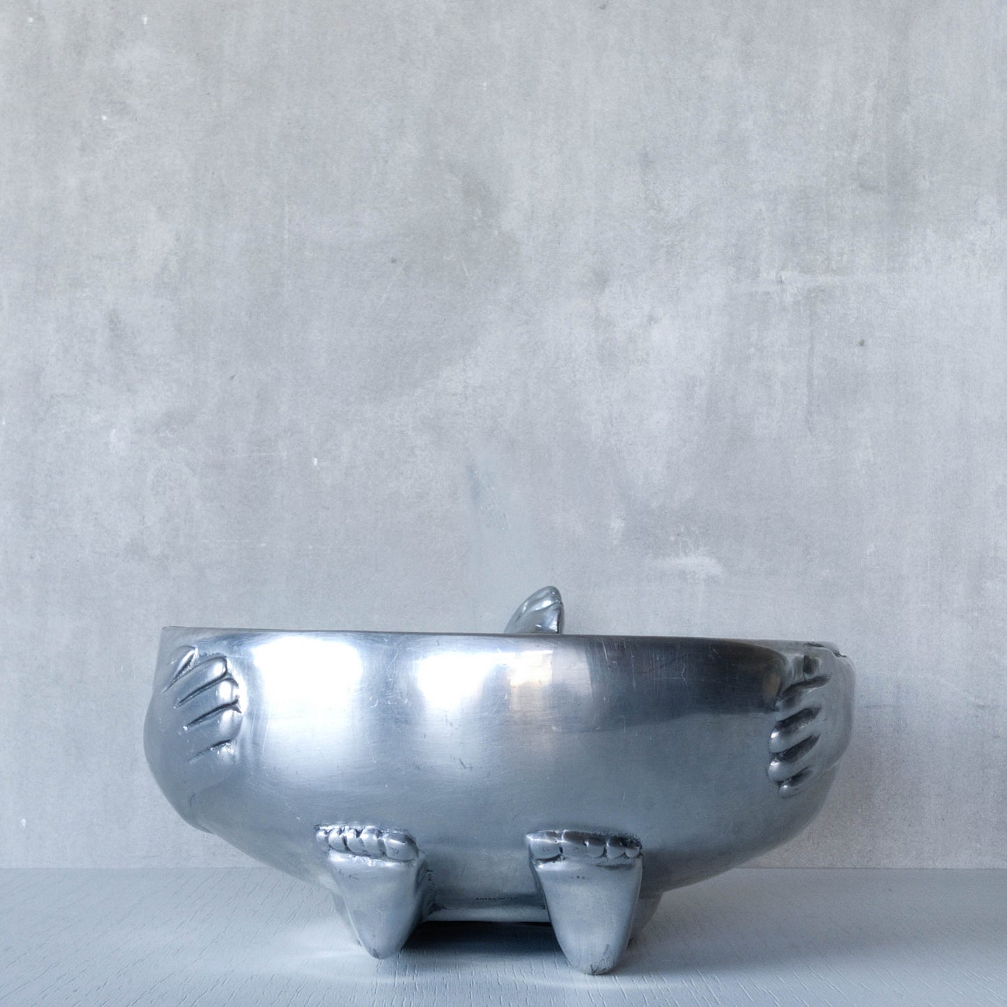 Carrol Boyes vintage cast aluminium sculptural figural bowl
