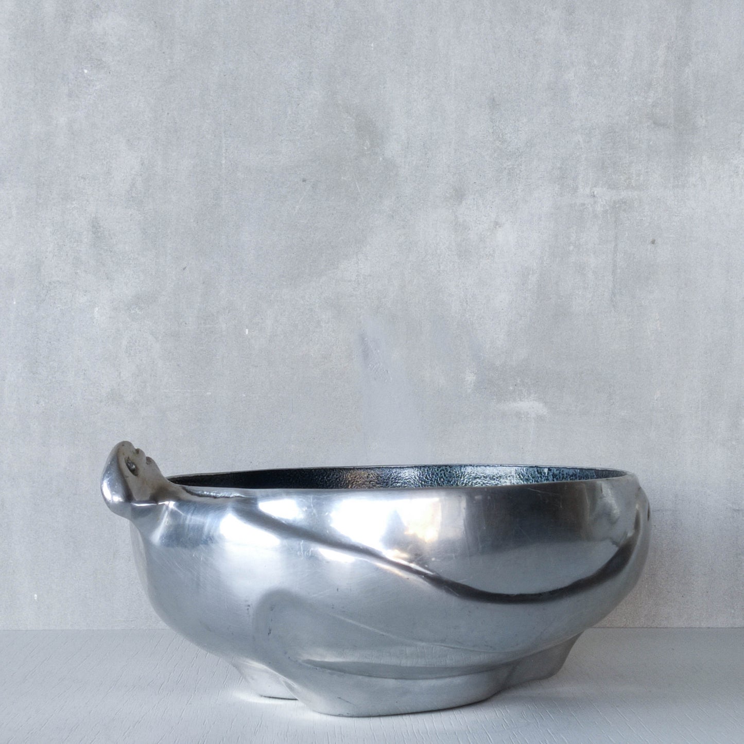 Carrol Boyes vintage cast aluminium sculptural figural bowl