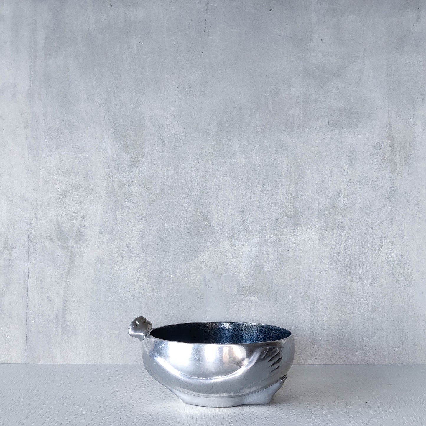 Carrol Boyes vintage cast aluminium sculptural figural bowl