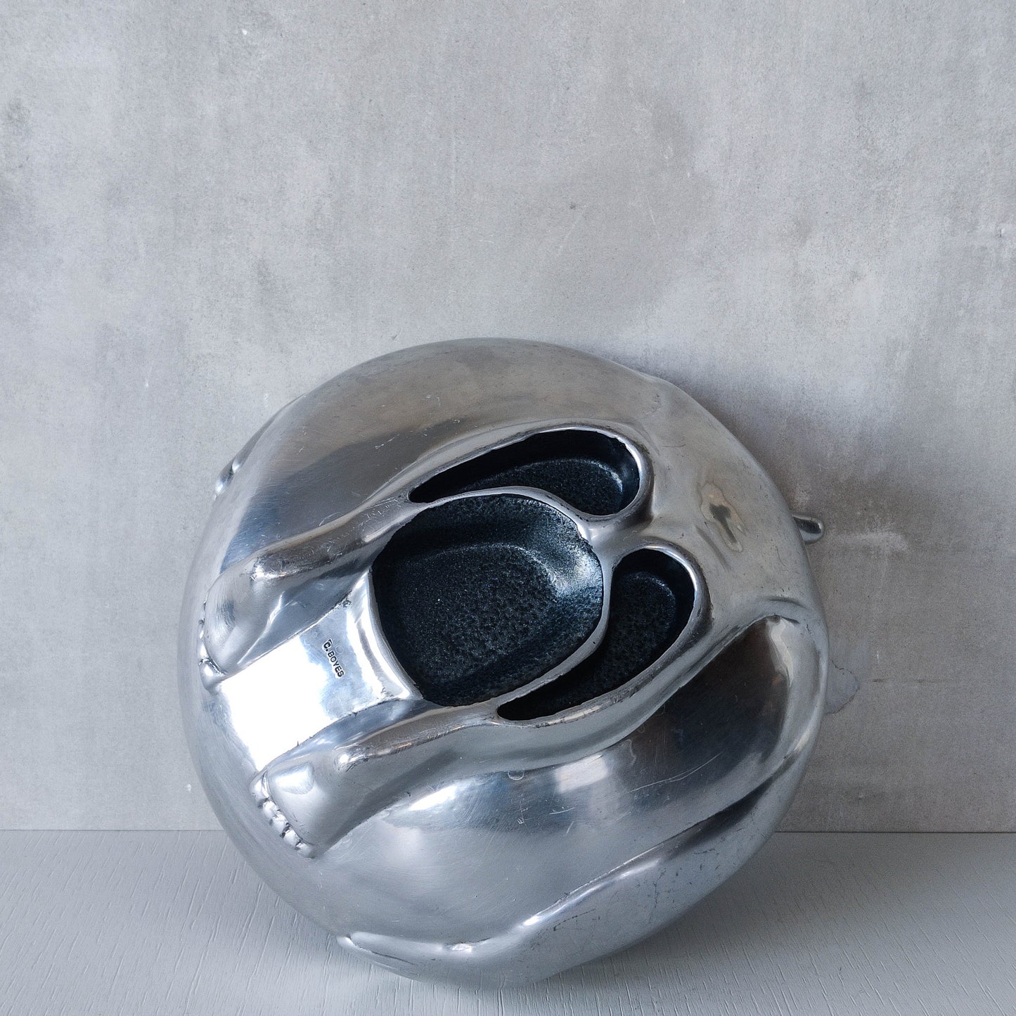 Carrol Boyes vintage cast aluminium sculptural figural bowl