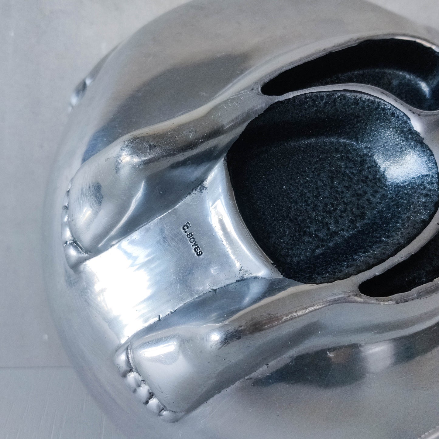 Carrol Boyes vintage cast aluminium sculptural figural bowl