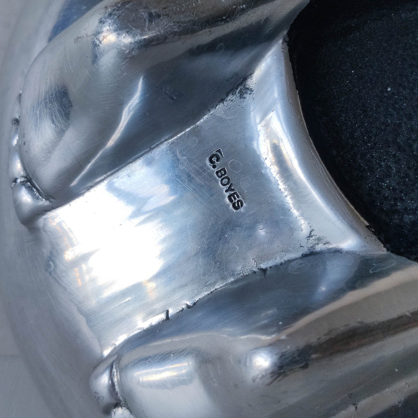 Carrol Boyes vintage cast aluminium sculptural figural bowl